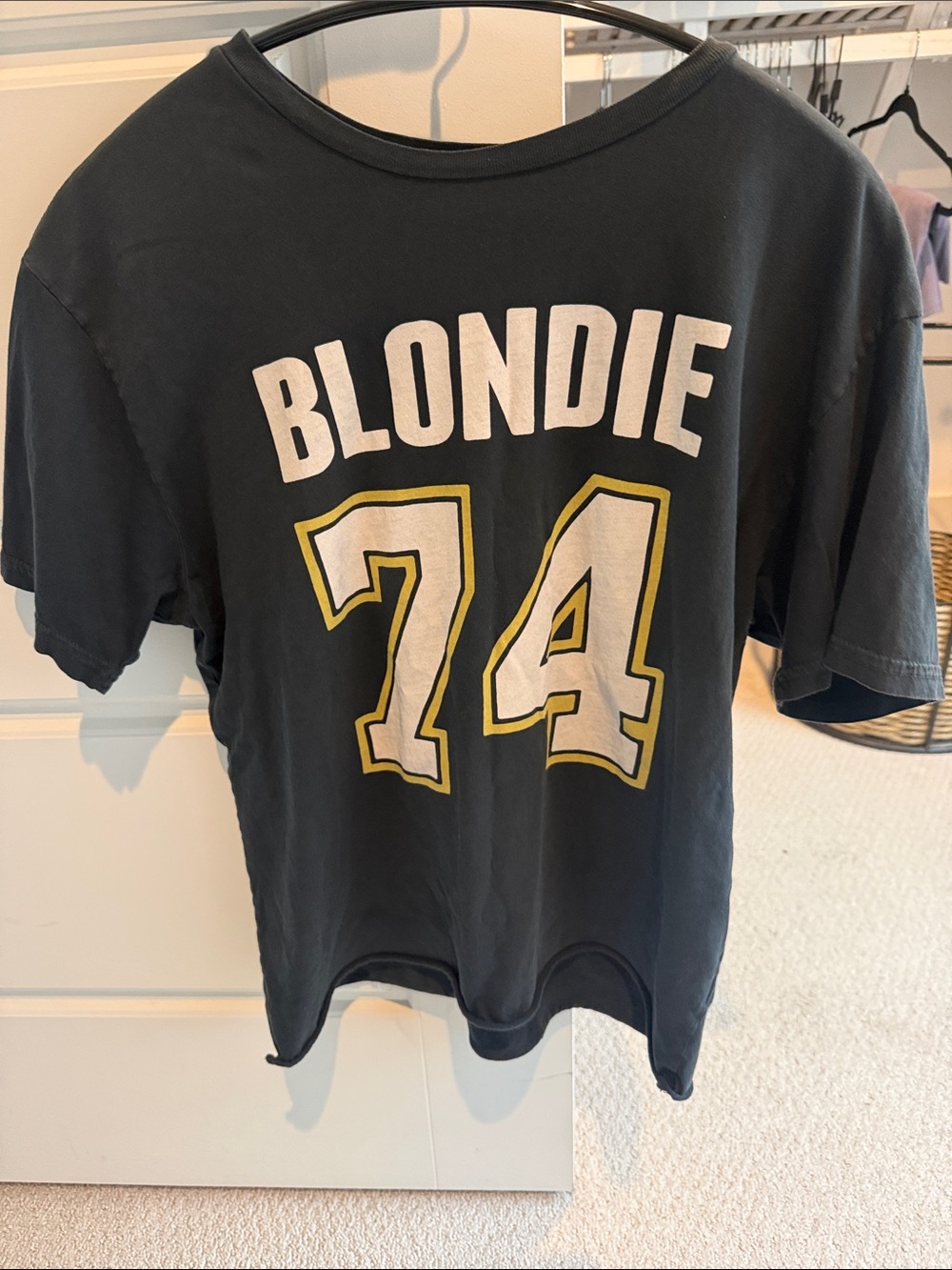 Anthropologie Black Blondie 74 Graphic Tee